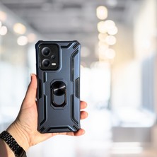 Haktan Kılıf Xiaomi Redmi Note 12 5g Yüzüklü Standlı Tank Kılıf