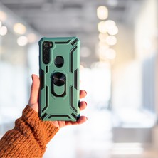 Haktan Kılıf Xiaomi Redmi Note 8 Yüzüklü Standlı Tank Kılıf