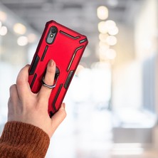 Haktan Kılıf Xiaomi Redmi 9A Yüzüklü Standlı Tank Kılıf