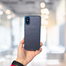 Haktan Kılıf Xiaomi Redmi 9A Arkası Buzlu Şeffaf Hassas Düğme Kamera Çıkıntılı Sert Mat Perfect