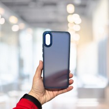 Haktan Kılıf Xiaomi Redmi 9A Arkası Buzlu Şeffaf Hassas Düğme Kamera Çıkıntılı Sert Mat Perfect