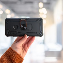 Haktan Kılıf Xiaomi Redmi Note 8 Yüzüklü Standlı Tank Kılıf