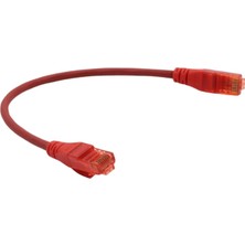 Digitus Patch Cord Utp Cat6 0.25 mt Red (10'lu Paket)