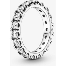 Hector Co Jewellery Tarz Işıltılı Tam Tur Taşlı Yüzük