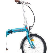 Broster Easyride Katlanır Bisiklet - Blue Matt, 20", Alüminyum Kadro, 8 Vites, Katlanabilir