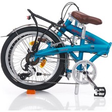 Broster Easyride Katlanır Bisiklet - Blue Matt, 20", Alüminyum Kadro, 8 Vites, Katlanabilir