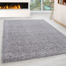 My Deco Carpet Soft Shaggy Halı Yüksek Tüylü Düz Açık Gri Rengi Çocuk Odası Oturma Odası Salon Mutfak Halı