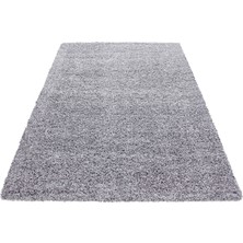 My Deco Carpet Soft Shaggy Halı Yüksek Tüylü Düz Açık Gri Rengi Çocuk Odası Oturma Odası Salon Mutfak Halı