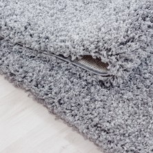 My Deco Carpet Soft Shaggy Halı Yüksek Tüylü Düz Açık Gri Rengi Çocuk Odası Oturma Odası Salon Mutfak Halı