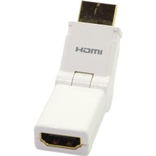 HDMI A Erkek - HDMI A Dişi Açılı Bağlantı Adaptör