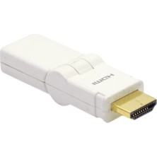 HDMI A Erkek - HDMI A Dişi Açılı Bağlantı Adaptör