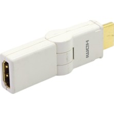 HDMI A Erkek - HDMI A Dişi Açılı Bağlantı Adaptör