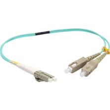 Fiber Patch Cord Sc-Lc mm Duplex 50/125 Om3 0.25 mt