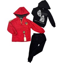 Asel Kids Çocuk Yağmurluk ve Sweatsuit Takımı