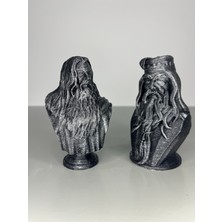 Gandalf ve Dumbledore 2'li Set - 10 cm Figür Büst Hediye Koleksiyon Hobi