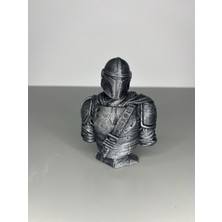 Mandalorian - 10 cm Figür Büst Hediye Koleksiyon Hobi
