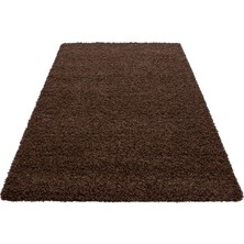 My Deco Carpet Soft Shaggy Halı Yüksek Tüylü Düz Kahverengi Rengi Çocuk Odası Oturma Odası Salon Mutfak Halısı