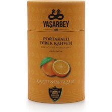 Yaşar Bey PORTAKALLI DİBEK KAHVESİ 400 GR [AROMASIZ-PARÇACIKLI ÖĞÜTÜLMÜŞ]-(HEDİYELİK KUTU)