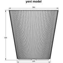 Hematorf Büyük Saksı 29 Litre 36 8X36 4 cm Iç Dış Mekan