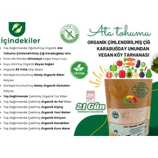 2025 Yılbaşı Özel Seri Organik Glutensiz Çiğ Karabuğday Unundan Vegan Doğal Fermente TARHANA(150 Gr)
