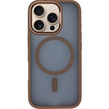 Mew Case iPhone 16 Pro Kılıf Magsafe Wireless Şarj Destekli Kamera Korumalı Hoparlör Toz Korumalı York Kapak