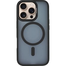 Mew Case iPhone 16 Pro Kılıf Magsafe Wireless Şarj Destekli Kamera Korumalı Hoparlör Toz Korumalı York Kapak