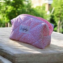 Lovelybag Pembe Kalpli - Küçük Boy - Makyaj Çantası