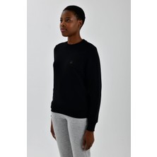 United Colors Of Benetton Kadın Sol Göğsü Logo Detaylı Sweatshirt
