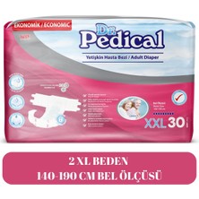 Dr. Pedical Belbantlı Tekstil Yüzey Hasta Bezi Ekstra Ekstra Large (2xl) 30'lu