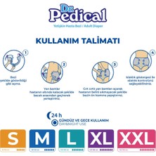 Dr. Pedical Belbantlı Tekstil Yüzey Hasta Bezi Ekstra Ekstra Large (2xl) 30'lu