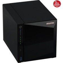 Asustor AS3304T V2 Realtek Qc-2gb Ram-4-Diskli Nas Sunucu (Disksiz)