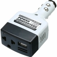 Invertör Araç Çakmaklıktan USB Araba Güç Dönüştürücü Dc 12/24V Ac 220V Araç Invertörü Tüm Telefon Için Invertör 12V