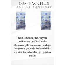 Contpack Plus Askısız Nem Alıcı Rutubet Engelleyici Konteyner Kurutucu 2 Adet 760 Gr