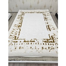 Merinos Crystal 32564-060 Parlak Gold Iplikli Çerçeveli Salon Oturma Yatak Odası Antre Mutfak Yolluk Halı