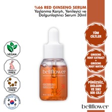 Bellflower %66 Kırmızı Ginseng Içeren Onarıcı, Canlandırıcı, Yaşlanma Karşıtı Ve Dolgunlaştırıcı Serum 30ml