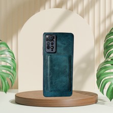 Haktan Kılıf Xiaomi Note 11 Pro Tlp Kartlıklı Standlı Glase Lüx Deri Kılıf