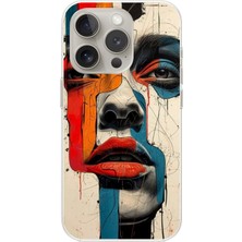Dali Design Apple iPhone 12 Pro Max Uyumlu Şeffaf Kılıf Tablo Tasarımlı