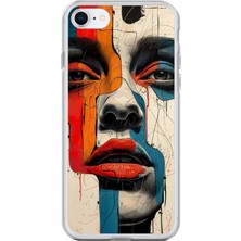 Dali Design Apple iPhone 6s Uyumlu Şeffaf Kılıf Tablo Tasarımlı