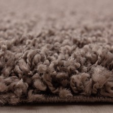 My Deco Carpet Soft Shaggy Halı Yüksek Tüylü Düz Sütlü Kahve Rengi Çocuk Odası Oturma Odası Salon Mutfak Halı