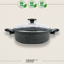 Thermoad Karnıyarık 30 Cm. Love Tencere - Gri