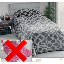 Mediterian Yumuşak Vizon Battaniye, 2 Kg, Şık ve Rahat Hediye, Leke Tutmaz Polyester, Gri