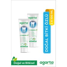 Agarta Doğal Bitki Özlü Florürsüz Diş Macunu 100 Ml/130 Gr X 2 Adet