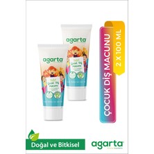 Agarta Doğal Çocuk Diş Macunu Çilekli 75 Ml / 100 Gr X 2 ADET