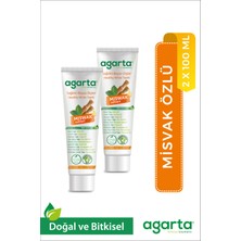 Agarta Doğal Misvak Özlü Diş Macunu 100 ml /130 gr ( 2 Adet )