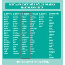 2025 Yapraklı Blok Duvar Takvimi 3. Bölge