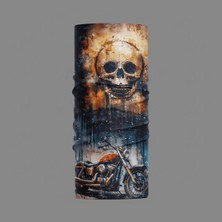 Outdoor Motorcu Özel Tasarım Unısex Bandana Buff Boyunluk