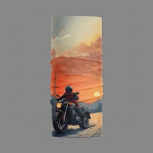Outdoor Motorcu Özel Tasarım Unısex Bandana Buff Boyunluk