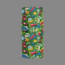 Outdoor Pop Art Özel Tasarım Unısex Bandana Buff Boyunluk