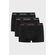 Calvin Klein Streç Pamuklu 3 Pack Boxer 000NB4076AQ6A Erkek Boxer 000NB4076A Q6A