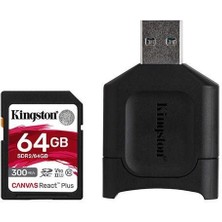 Kingston 64GB Canvas React Plus Uhs-Iı SD Hafıza Kartı MLPR2/64GB